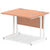 Impulse 1000mm Straight Desk Cantilever Leg