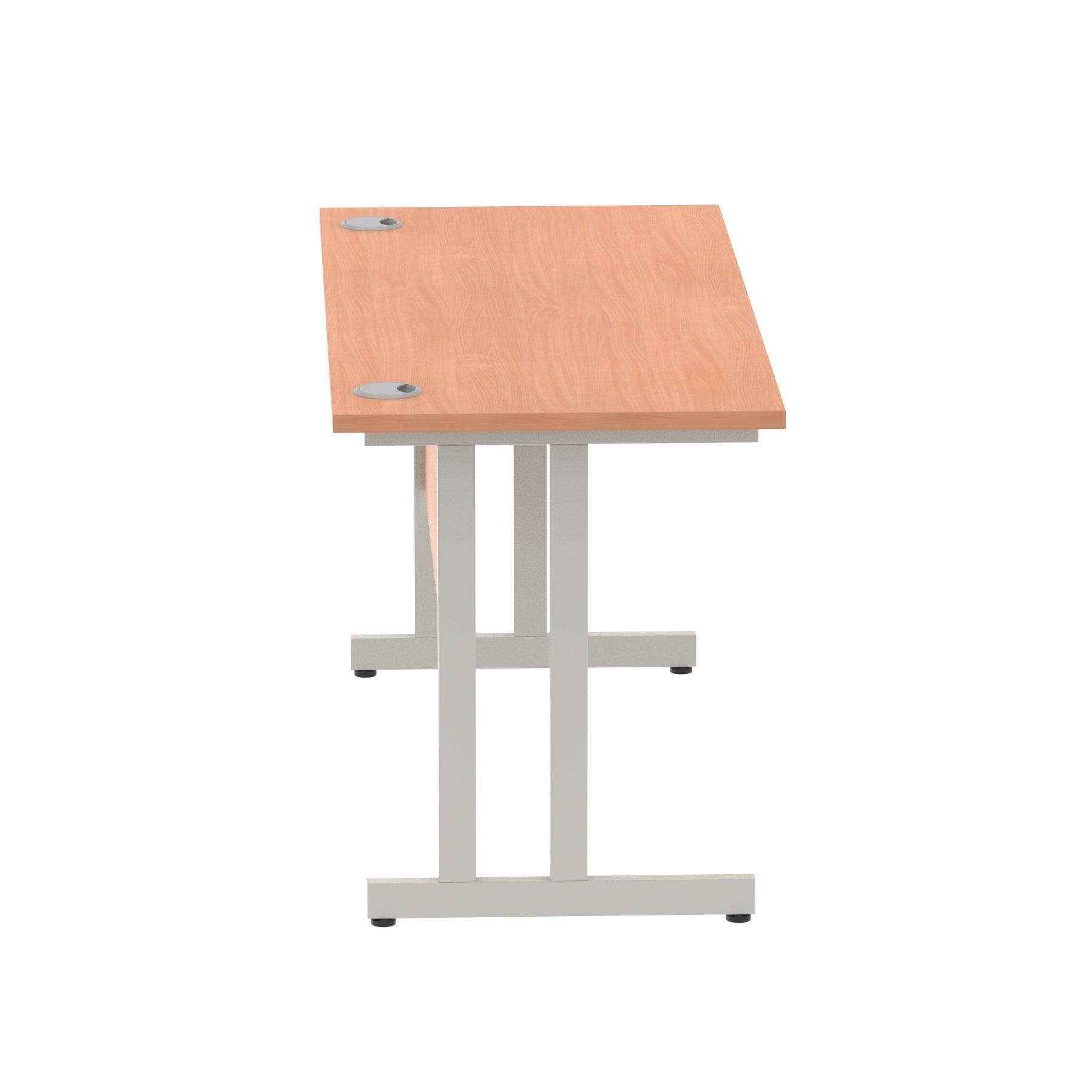 Impulse 1400mm Slimline Desk Cantilever Leg