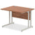 Impulse 1000mm Straight Desk Cantilever Leg