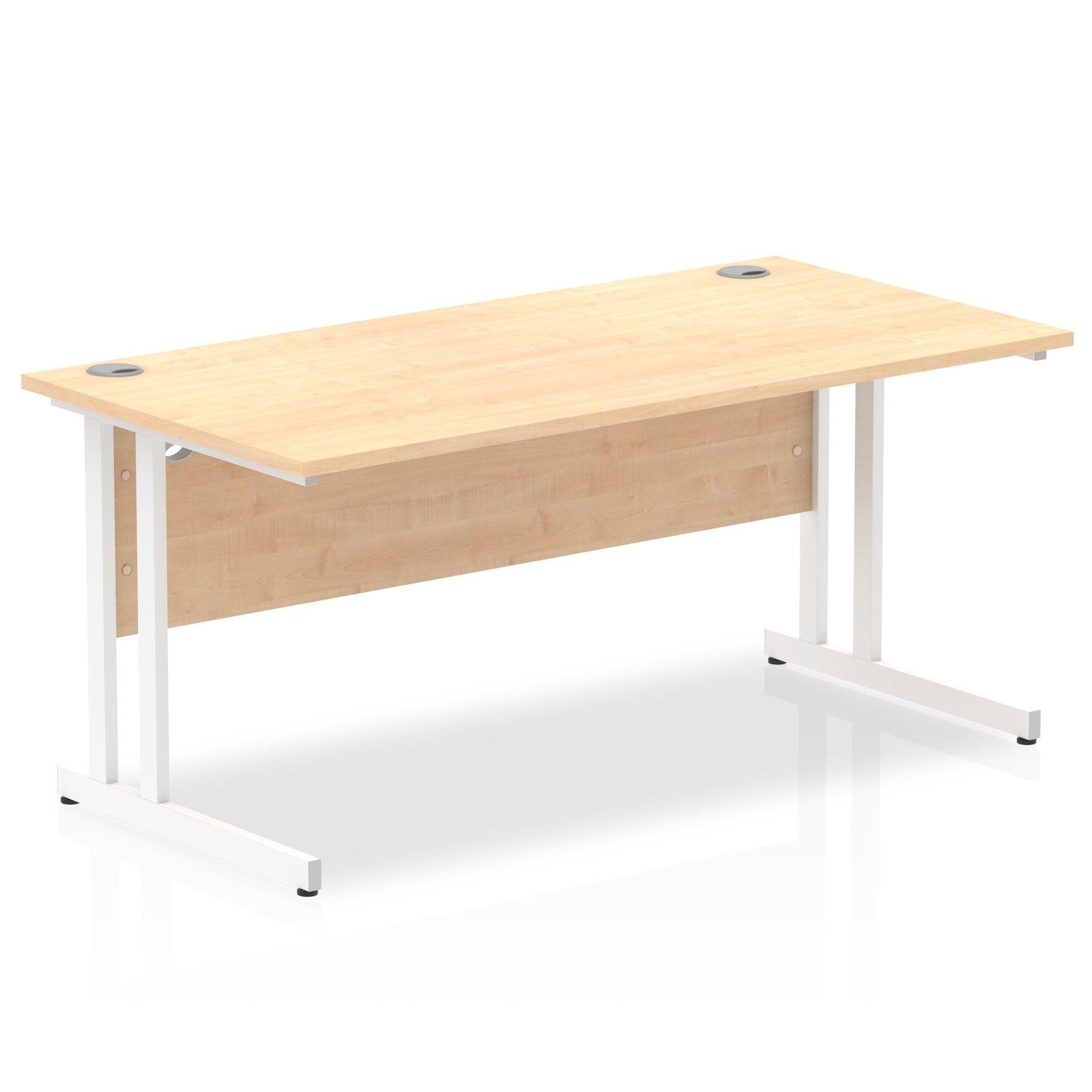 Impulse 1600mm Straight Desk Cantilever Leg