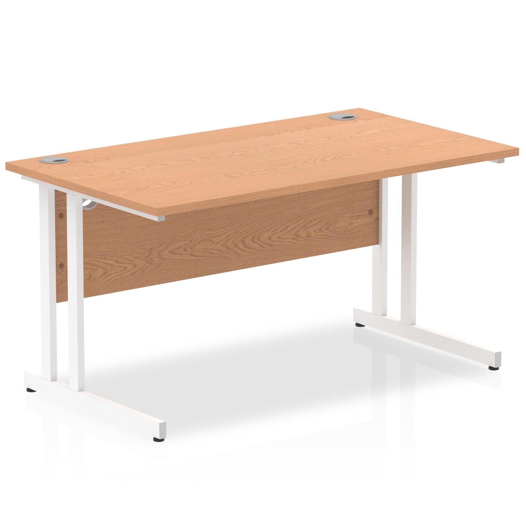 Impulse 1400mm Straight Desk Cantilever Leg