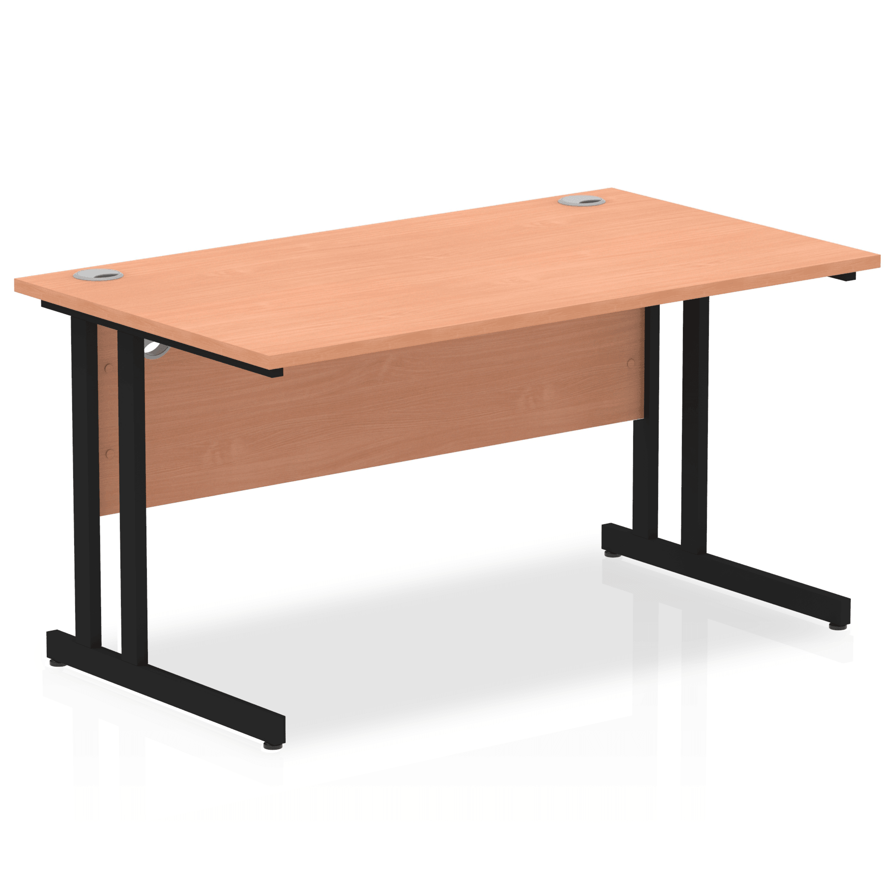 Impulse 1400mm Straight Desk Cantilever Leg