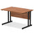 Impulse 1200mm Straight Desk Cantilever Black Leg