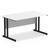 Impulse 1400mm Straight Desk Cantilever Leg