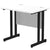 Impulse 800mm Slimline Desk Cantilever Leg