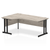 Impulse 1800mm Left Crescent Desk Cantilever Leg