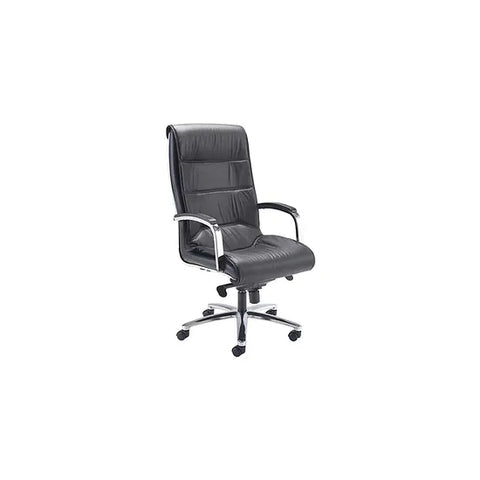 Midas MS-HB Black leather ergonomic 24 hour chair