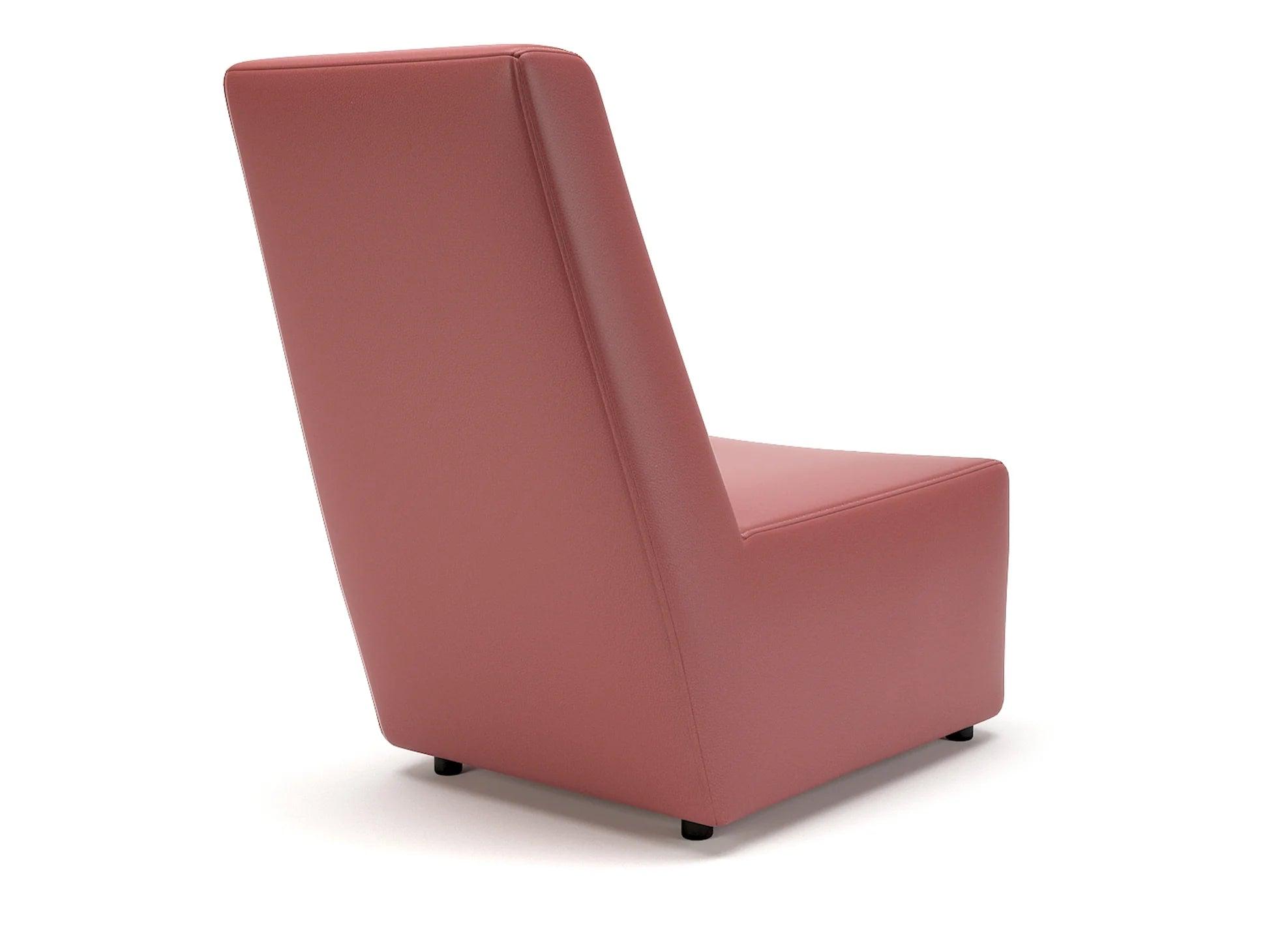 Pella 65cm Wide Chair in Cristina Marrone Ultima Faux Leather