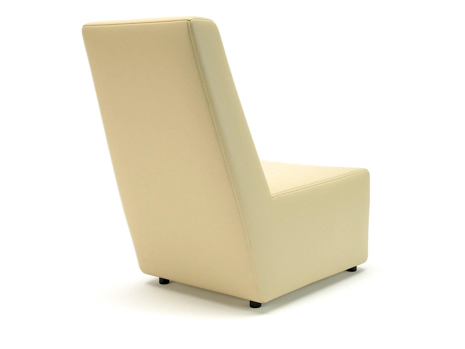 Pella 65cm Wide Chair in Cristina Marrone Ultima Faux Leather