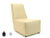 Pella 65cm Wide Chair in Cristina Marrone Ultima Faux Leather with Socket