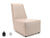 Pella 65cm Wide Chair in Cristina Marrone Ultima Faux Leather with Socket