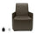 Pella 69cm Wide Armchair in Cristina Marrone Ultima Faux Leather with Socket