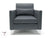 Roselle 90cm Wide Armchair in Cristina Marrone Ultima Faux Leather