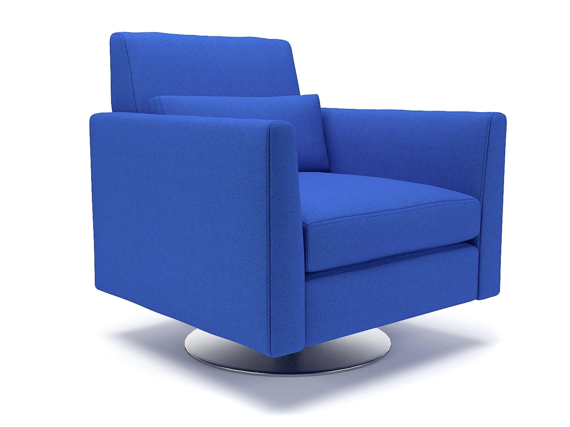 Roselle 90cm Wide Swivel Armchair in Camira Era Fabric