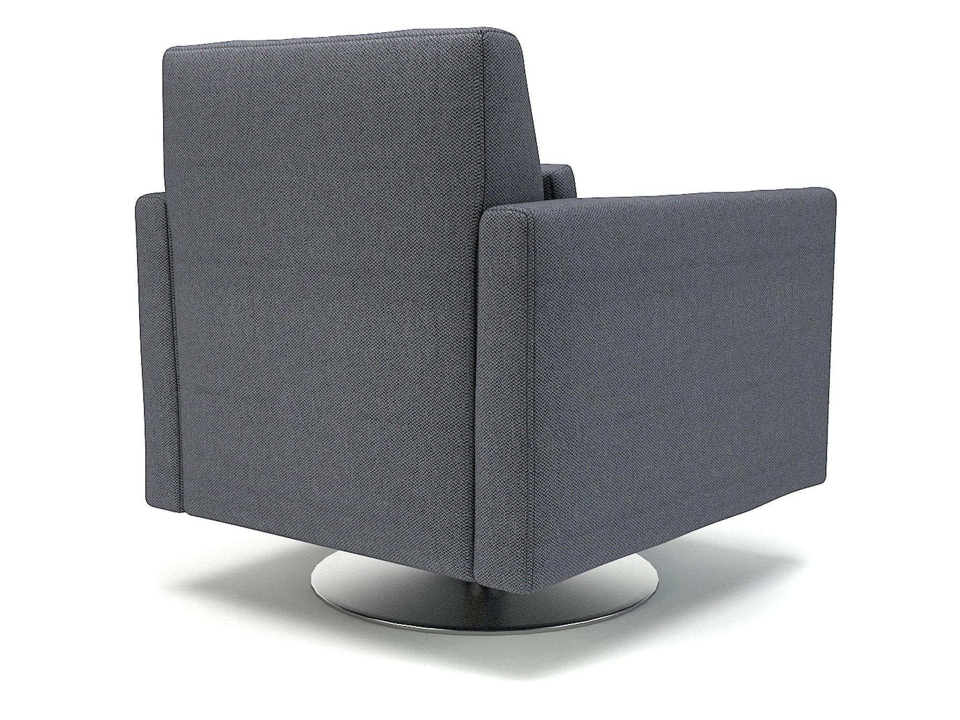 Roselle 90cm Wide Swivel Armchair in Camira Era Fabric