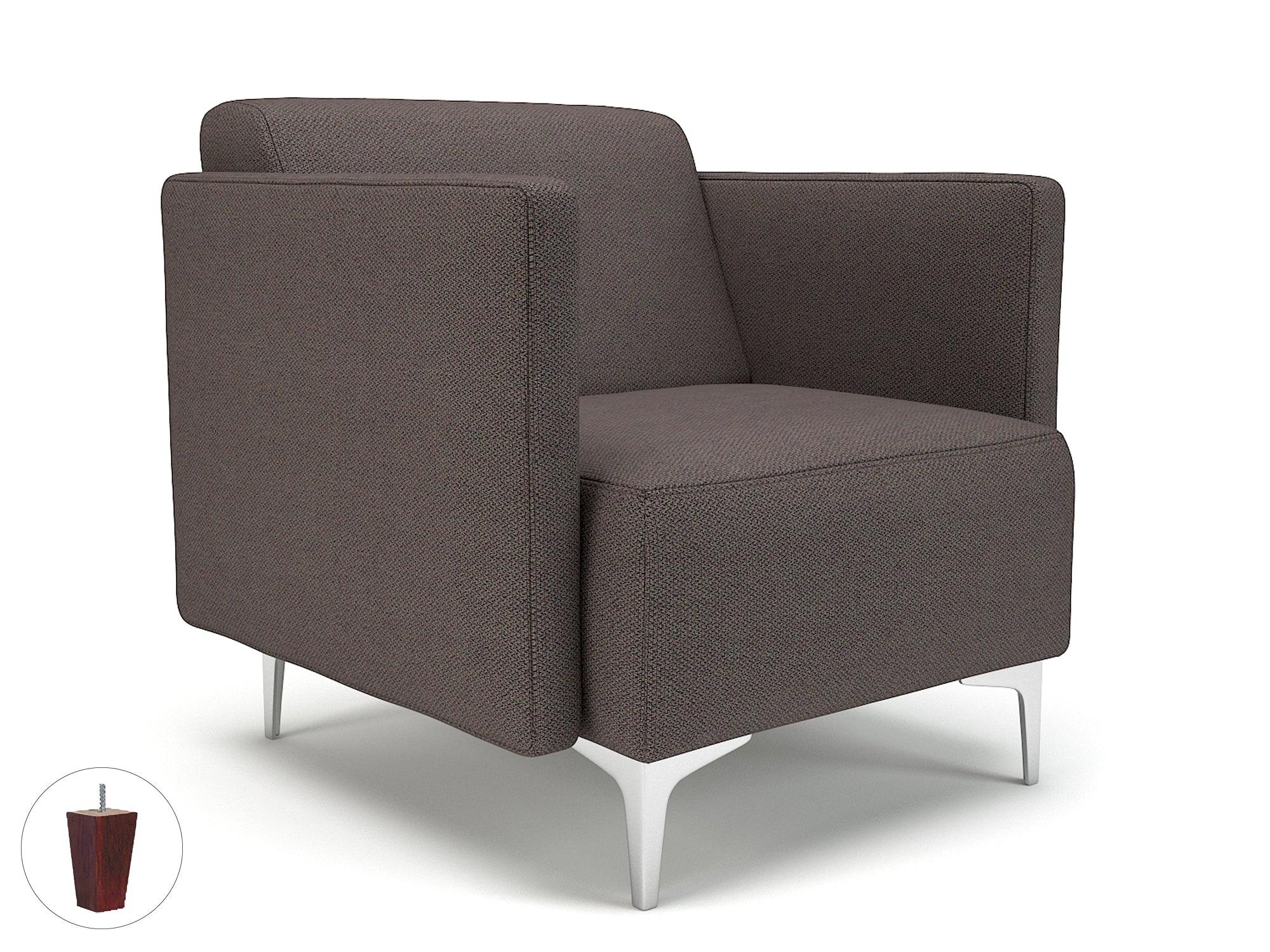 Napa Slim Arm 75cm Wide Armchair in Camira Era Fabric