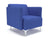 Napa Slim Arm 75cm Wide Armchair in Camira Era Fabric