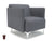 Napa Slim Arm 75cm Wide Armchair in Camira Era Fabric