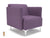 Napa Slim Arm 75cm Wide Armchair in Camira Era Fabric