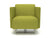 Napa Slim Arm 75cm Wide Swivel Armchair in Warwick Dolly Fabric