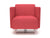 Napa Slim Arm 75cm Wide Swivel Armchair in Camira Era Fabric