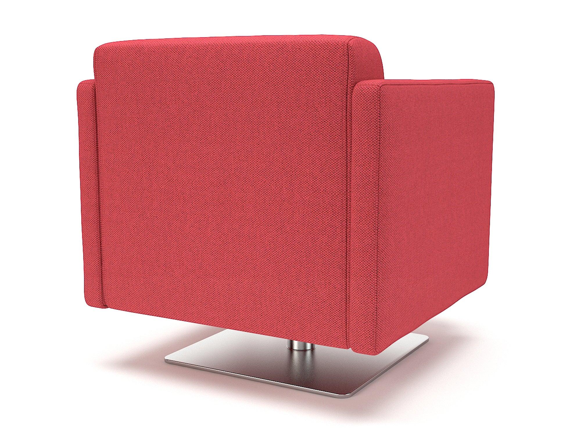 Napa Slim Arm 75cm Wide Swivel Armchair in Camira Era Fabric