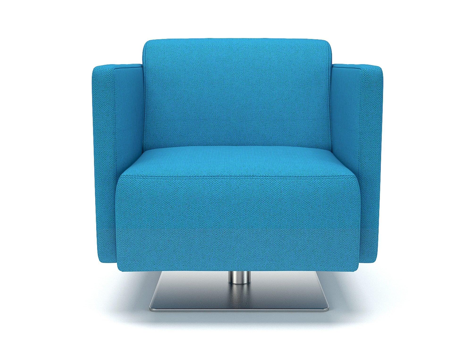 Napa Slim Arm 75cm Wide Swivel Armchair in Camira Era Fabric