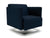 Napa Slim Arm 75cm Wide Swivel Armchair in Camira Era Fabric