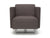 Napa Slim Arm 75cm Wide Swivel Armchair in Camira Era Fabric