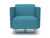 Napa Slim Arm 75cm Wide Swivel Armchair in Warwick Dolly Fabric