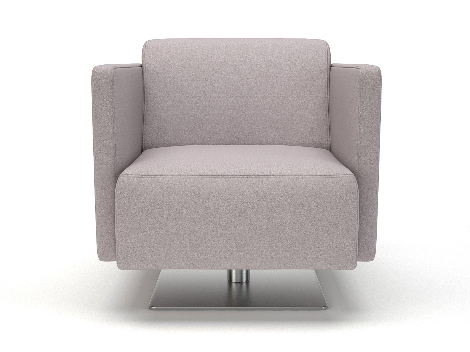 Napa Slim Arm 75cm Wide Swivel Armchair in Warwick Dolly Fabric