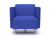 Napa Slim Arm 75cm Wide Swivel Armchair in Camira Era Fabric