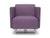 Napa Slim Arm 75cm Wide Swivel Armchair in Camira Era Fabric