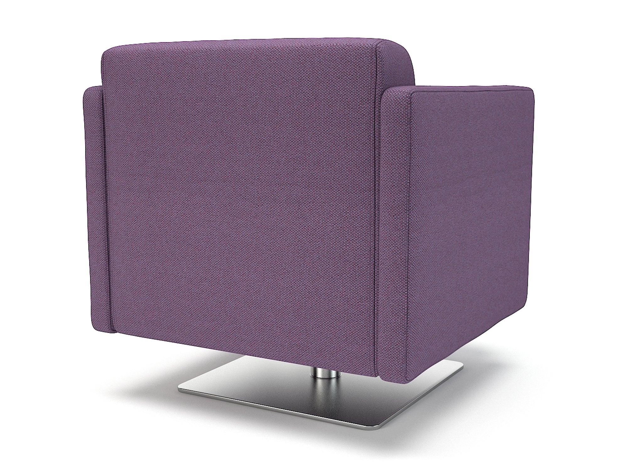 Napa Slim Arm 75cm Wide Swivel Armchair in Camira Era Fabric