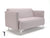 Napa Slim Arm 125cm Wide Sofa in Warwick Dolly Fabric