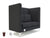 Altus 128cm Wide Privacy Booth in Warwick Dolly Fabric with Socket