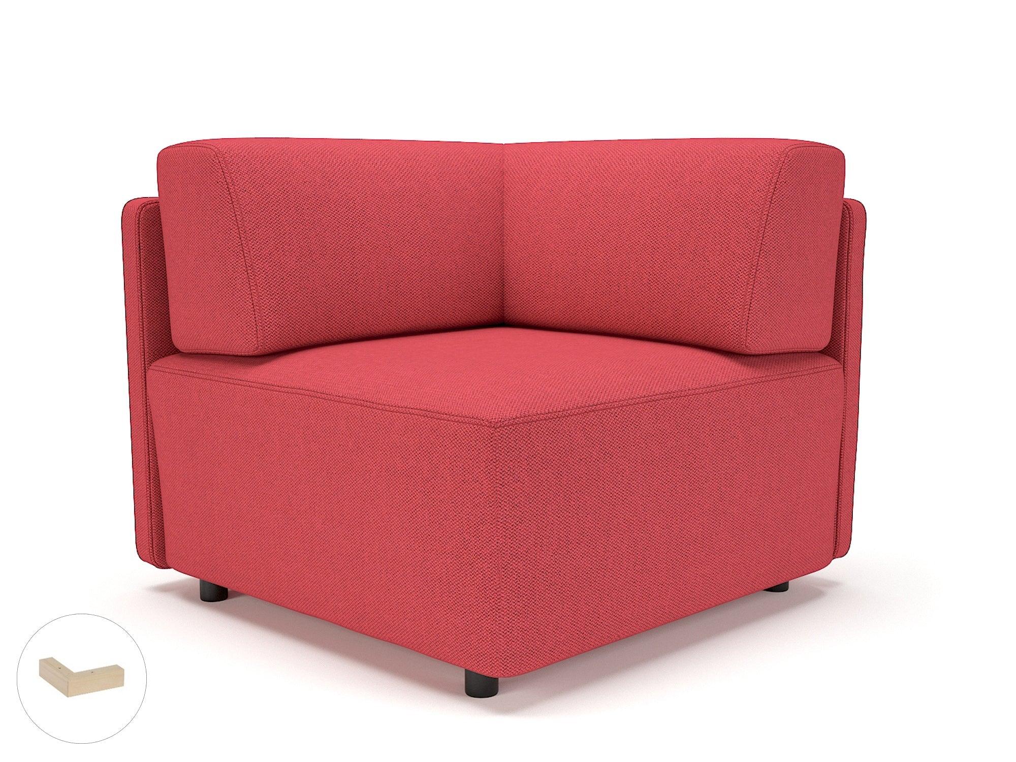 Loomis 87cm Wide Corner Unit in Camira Era Fabric