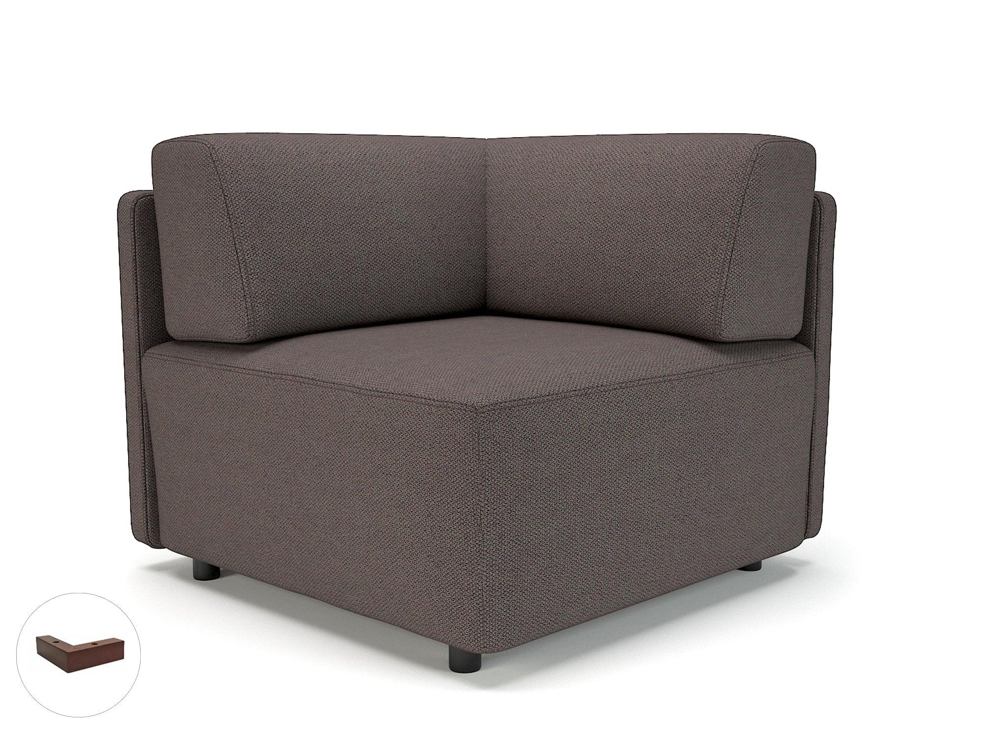 Loomis 87cm Wide Corner Unit in Camira Era Fabric