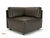 Loomis 87cm Wide Corner Unit in Cristina Marrone Ultima Faux Leather