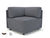 Loomis 87cm Wide Corner Unit in Camira Era Fabric with Socket