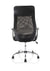 Baye High Mesh Back Task Operator Black Leather Office Chair with Arms