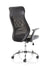 Baye High Mesh Back Task Operator Black Leather Office Chair with Arms