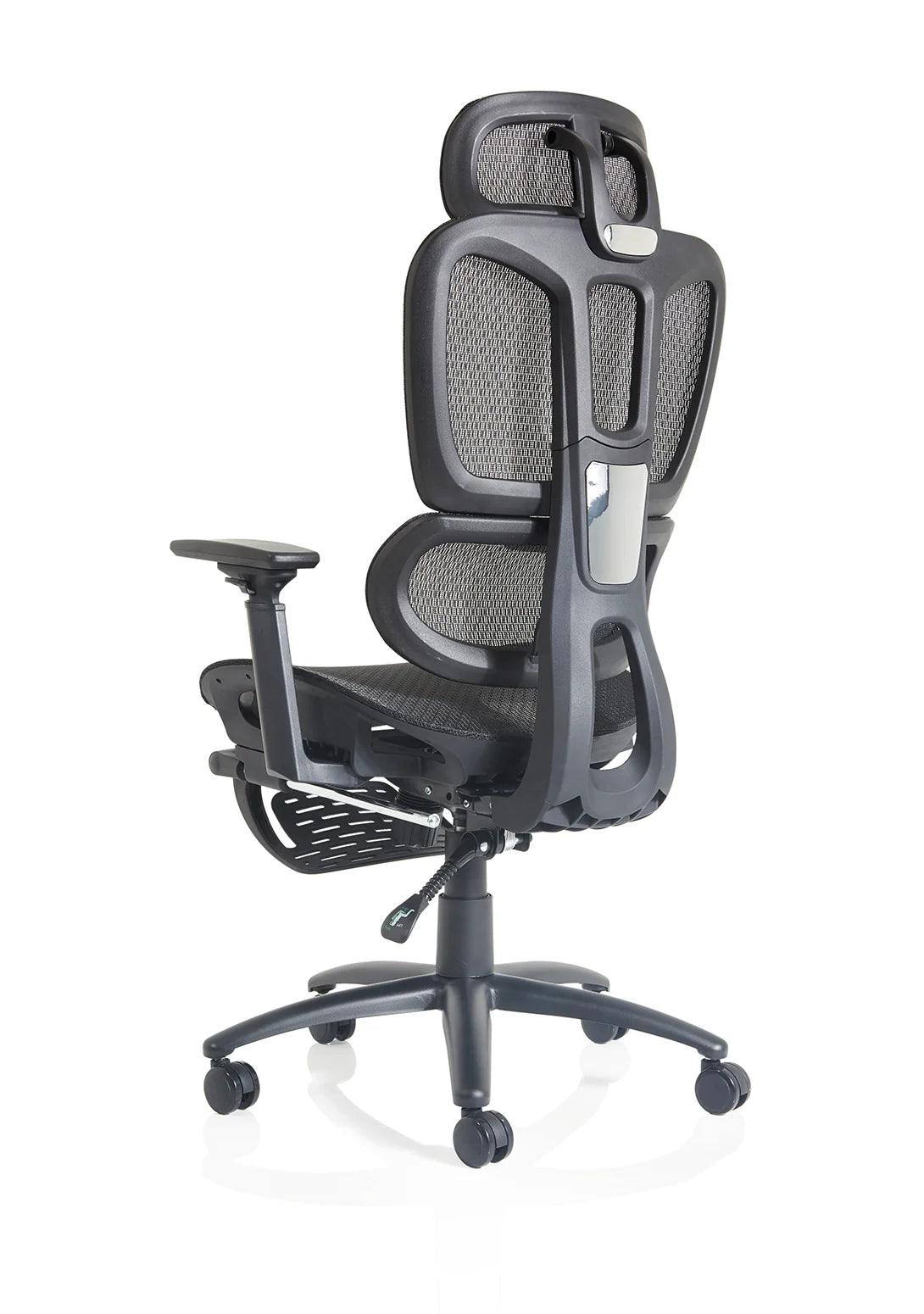 Horizon - Heavy Duty Computer Chair with Height Adjustable Arms & Footrest