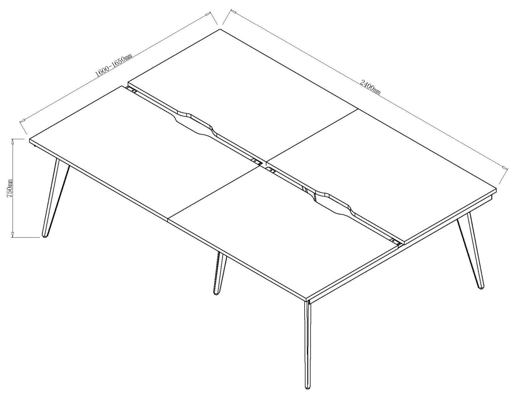 Oslo B2B Bench Desk