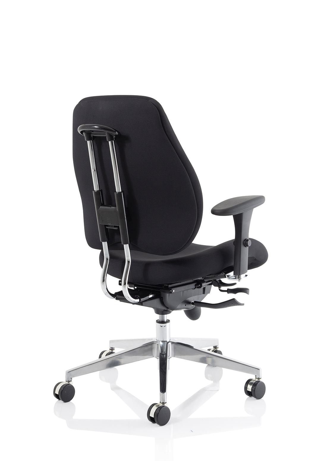 Chiro Plus High Back Ergonomic Posture Chair Black with Arms