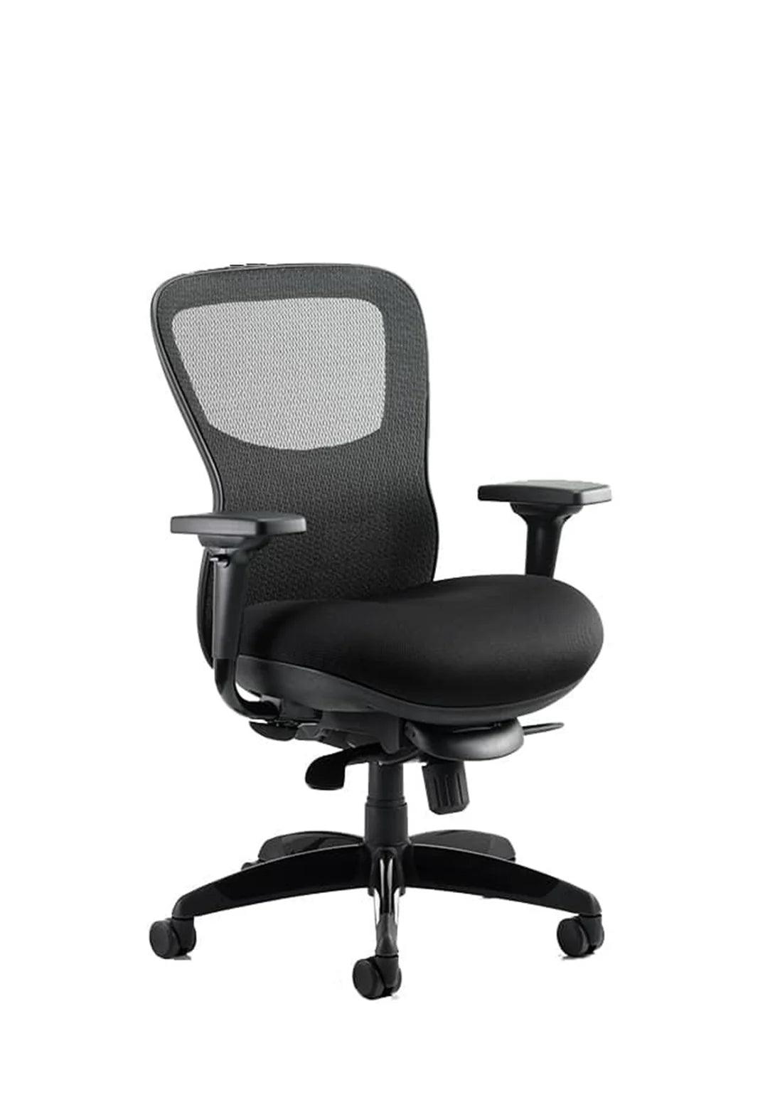 Stealth Shadow High Mesh Back Ergonomic Posture Chair with Arms