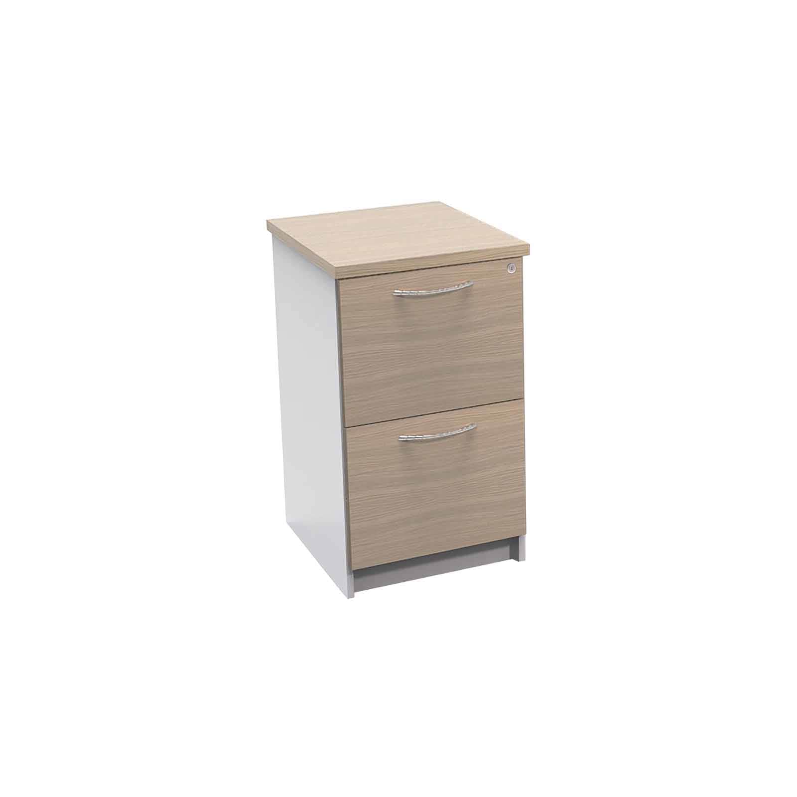 Desk Height 2 Drawer Pedestal Slim W320 x D600 x H740mm