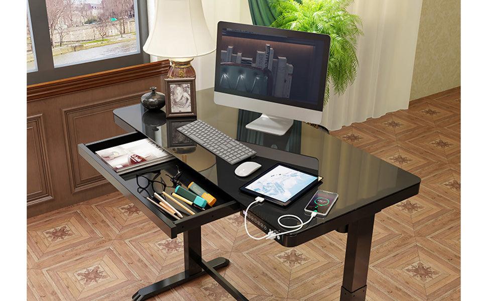 Electric height adjustable desk