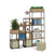 Flux modular storage single wooden cubby shelf - Kendal Oak