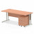 Impulse 1800mm Cantilever Straight Desk With Mobile Pedestal